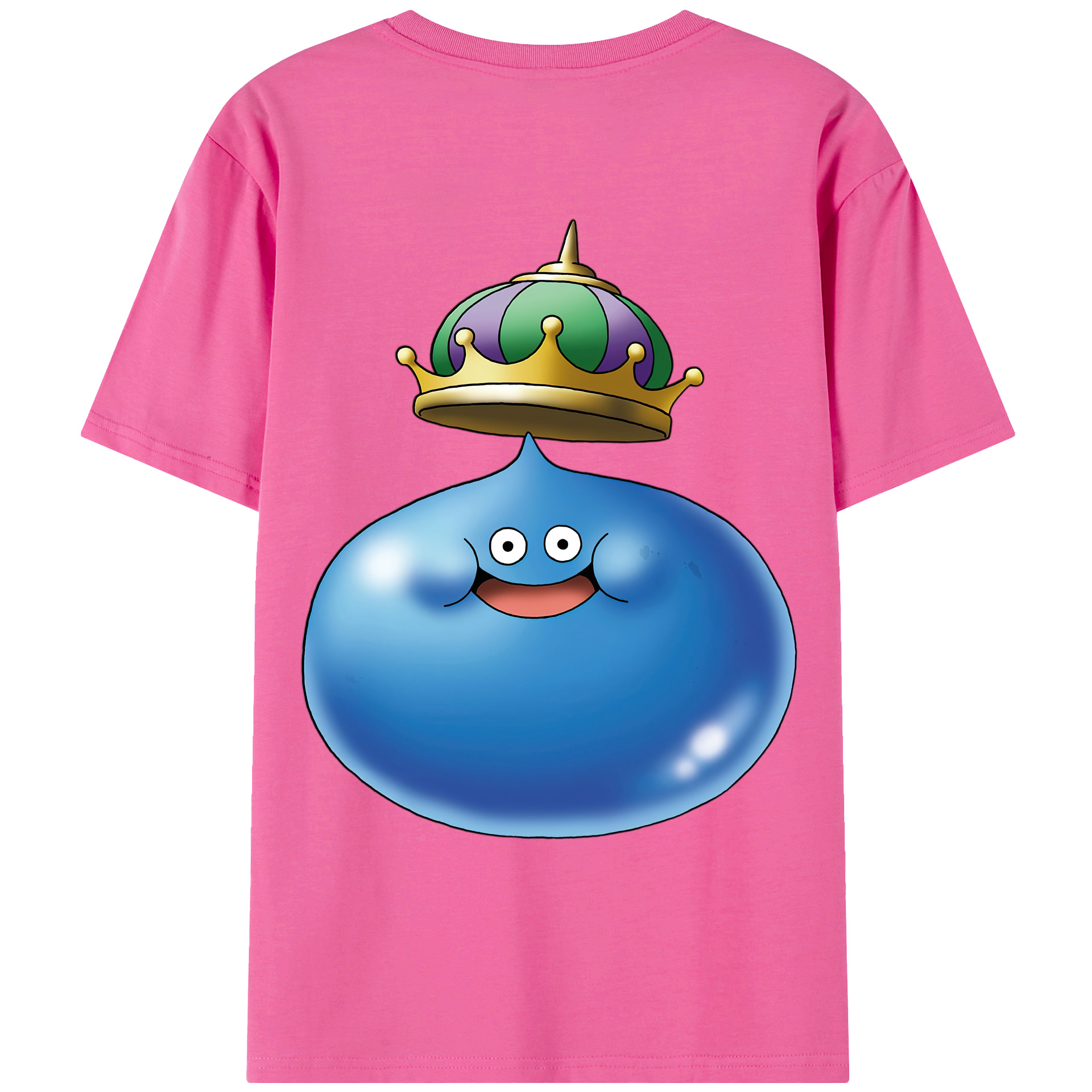 （画像用） ドラゴンクエスト Doragon Kuesuto Dragon Quest レディース半袖Tシャツ(バックプリント)
